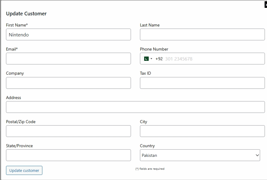 Update Customer RepairBuddy
