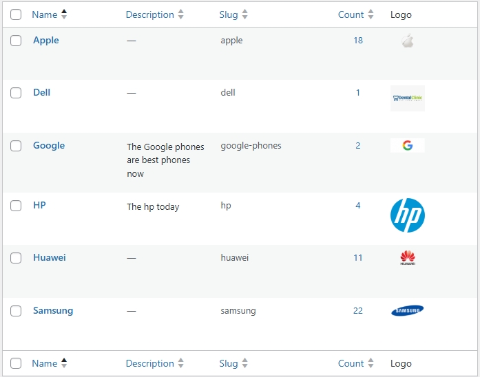 add manufacturers or brands you want