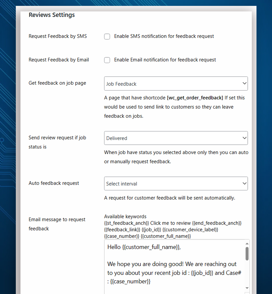 automated review requests