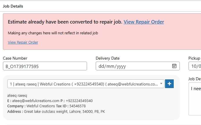 estimate approval or rejection made easy