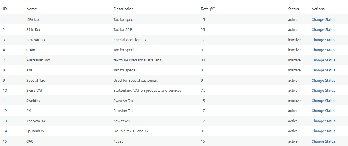 multiple tax rates in repairbuddy are configureable