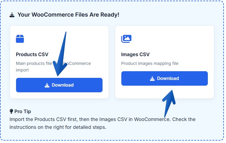 Download Section Screenshot