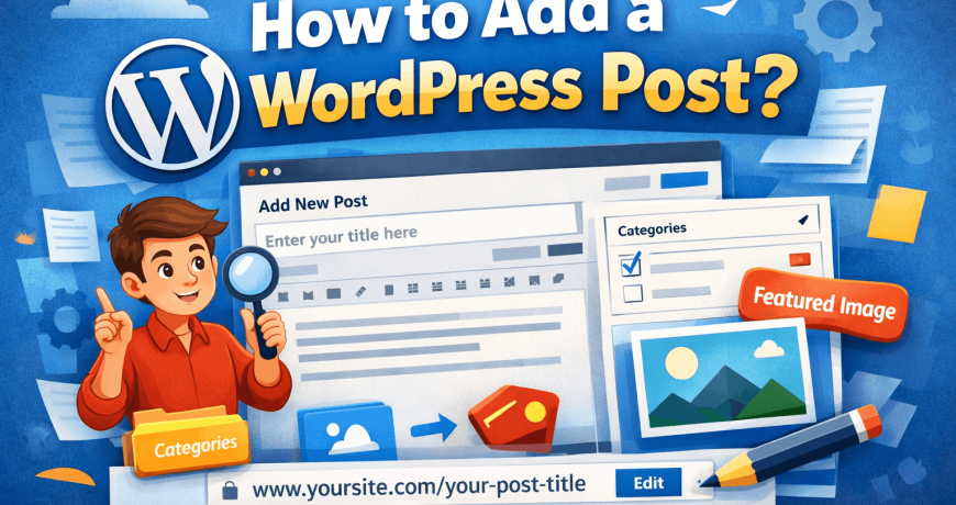 how to add a post in WordPress