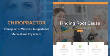 Chiropractor Website Template