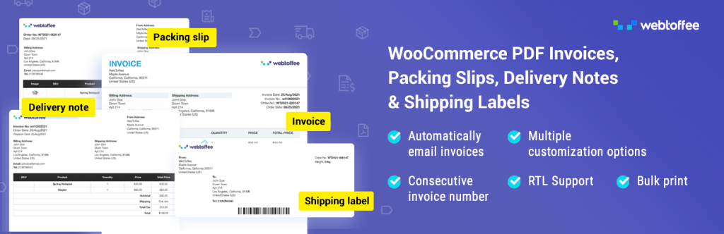 WooCommerce PDF Invoices & Packing Slips