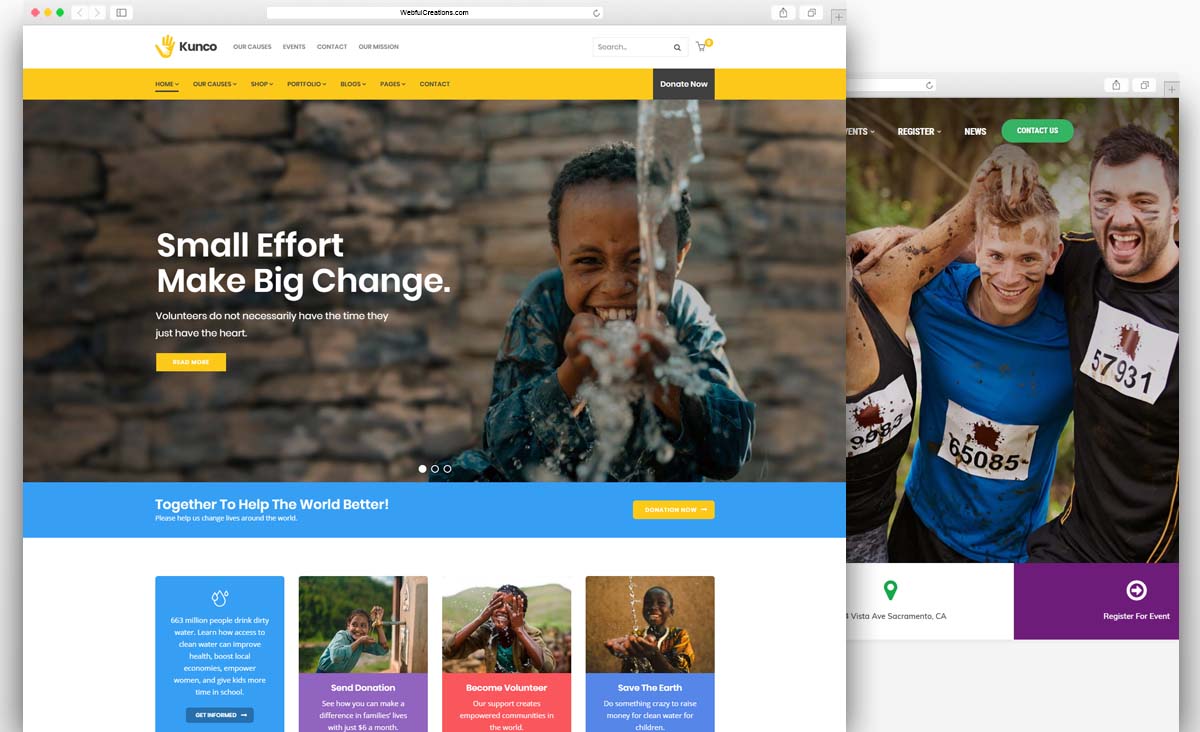 Best Non-Profit, Fundraising and Charity WordPress Themes