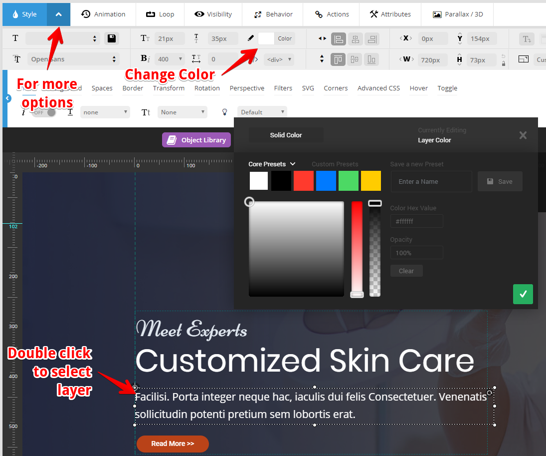 Revolution Slider edit, update, add, copy slides