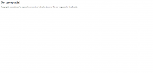 How to fix ” An appropriate representation of the requested resource could not be found on this server. This error was generated by Mod_Security.” error?