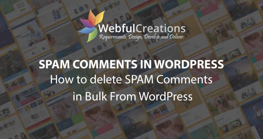 How to quickly bulk delete spam comments in WordPress?