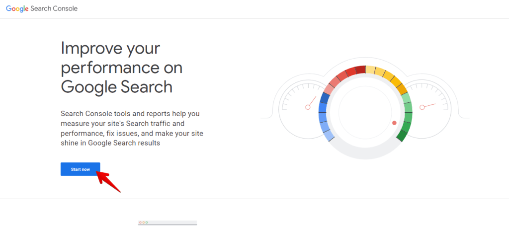 Start your Google Search Console  account