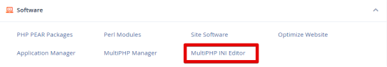 Edit your php.ini file