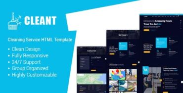 Cleant - Cleaning HTML Template