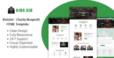 KidsAid - Charity NonProfit HTML Template