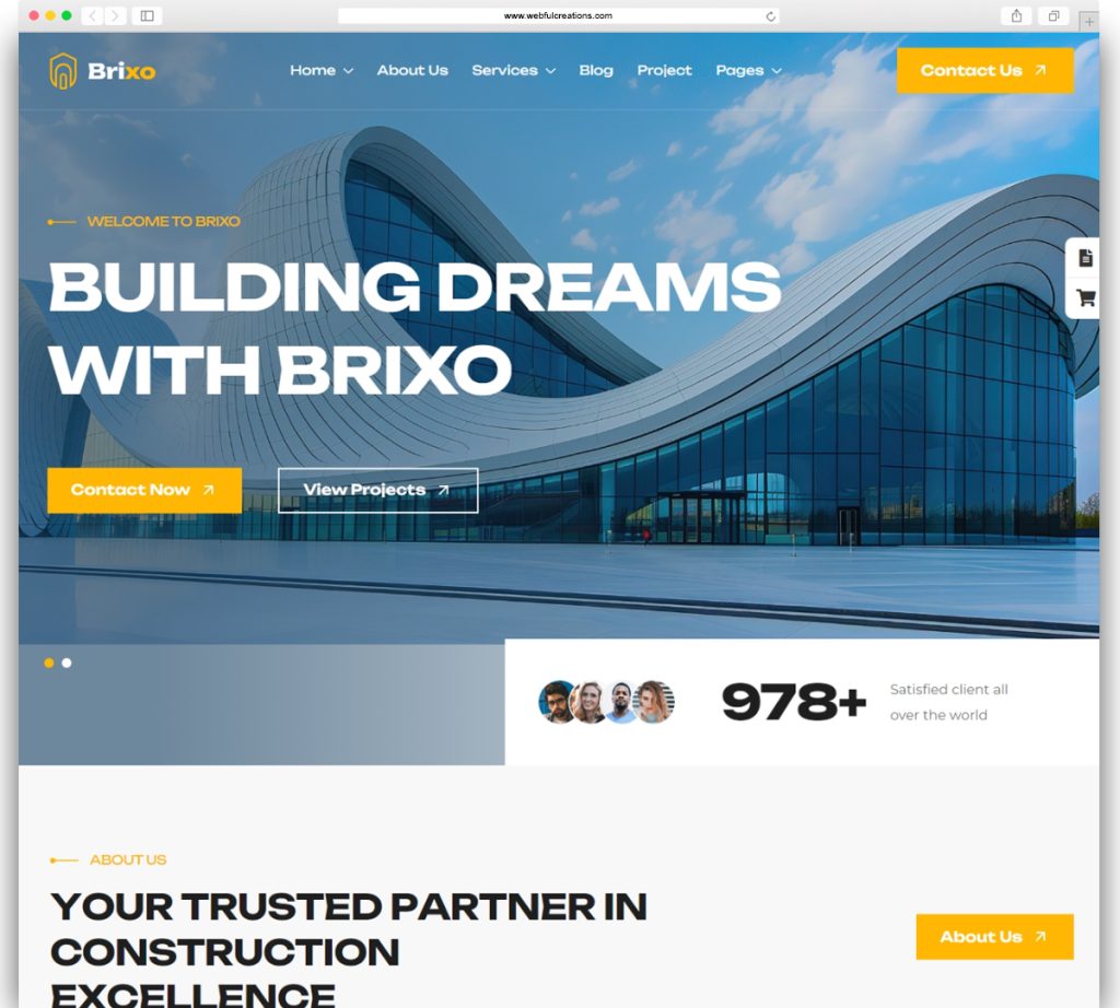 51+ Best Construction WordPress Themes – Webful Creations Vision