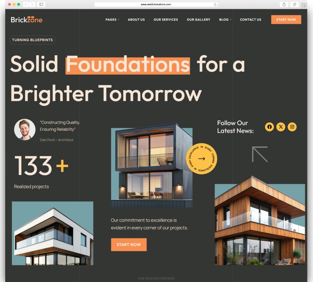 51+ Best Construction WordPress Themes – Webful Creations Vision