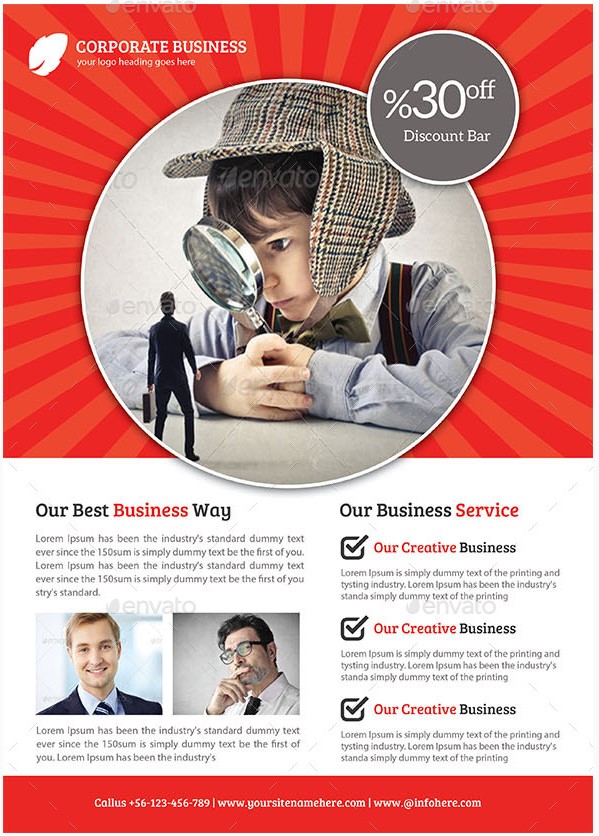 creative corporate business flyer template