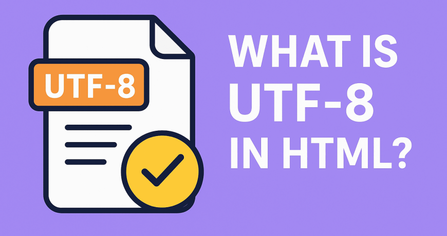 what is utf-8 in html