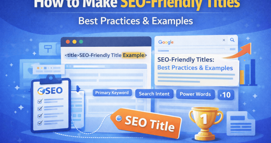 How to Make SEO-Friendly Titles Best Practices & Examples