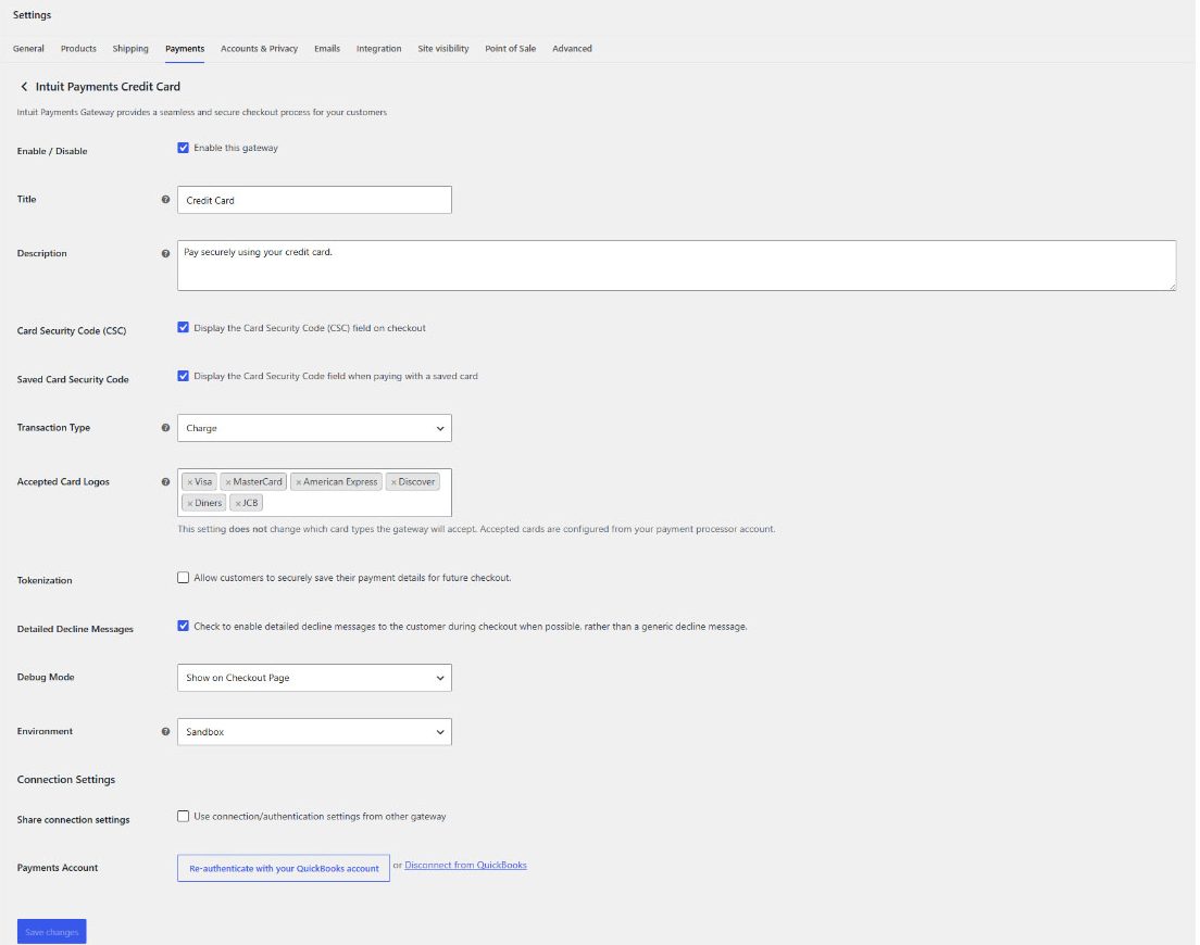 OAuth Settings